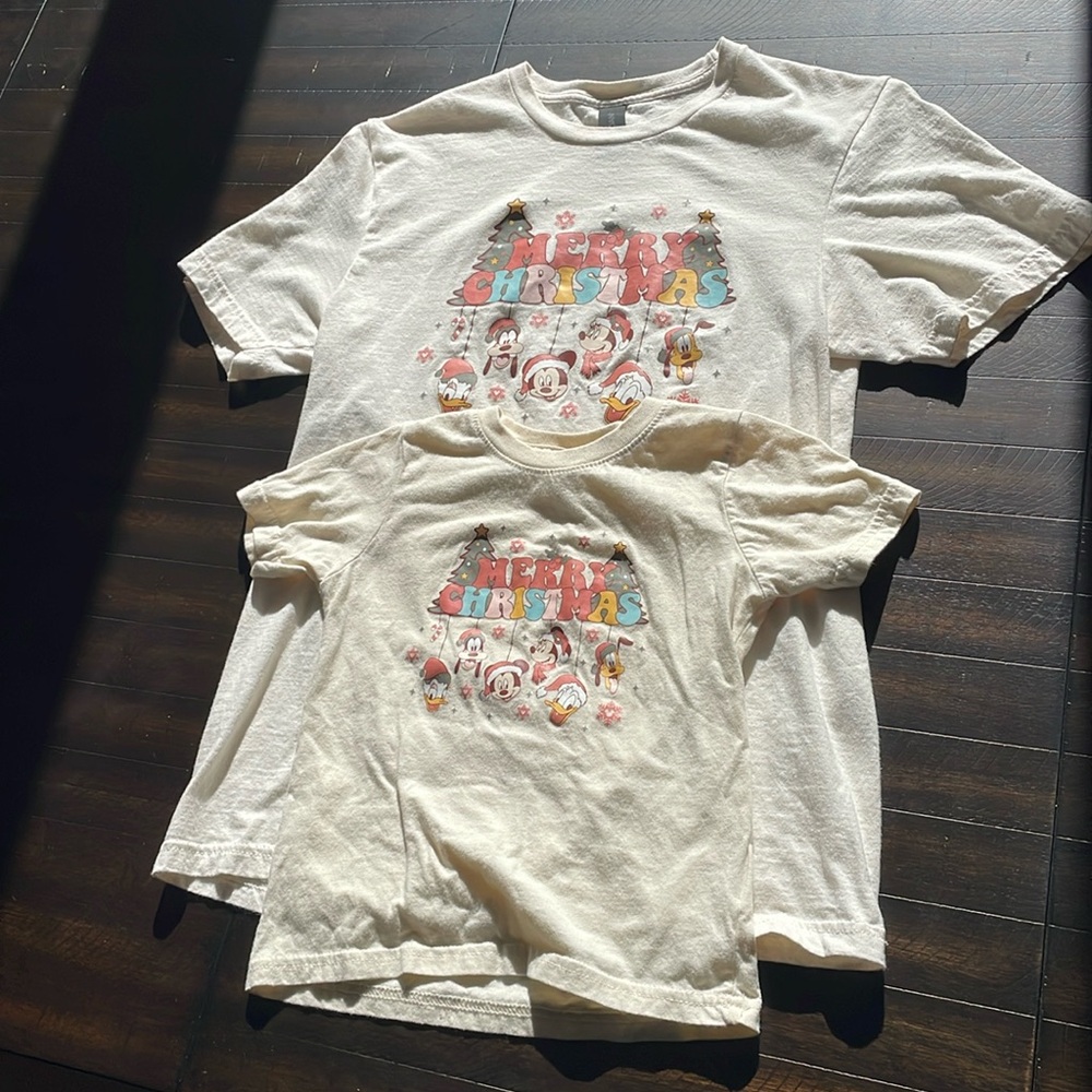 Mommy & Me Disney Christmas shirts